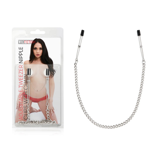 Tweezer Nipple Clips With Chain