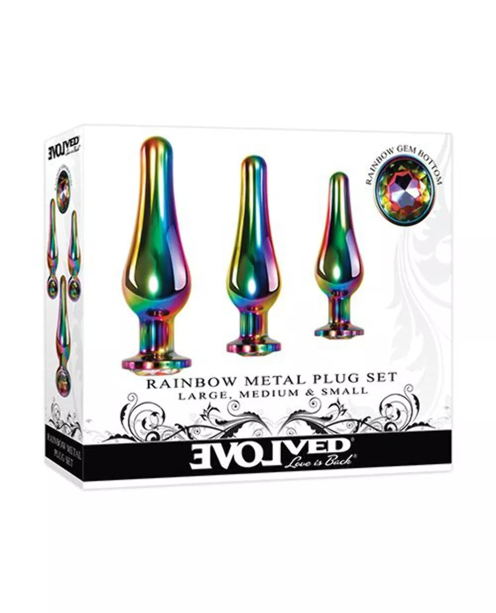Rainbow Metal Plug Set