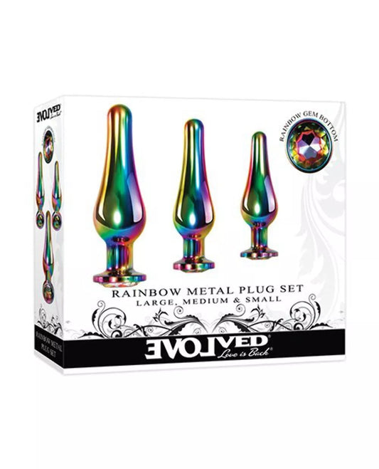 Rainbow Metal Plug Set